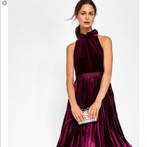 Ted Baker oxblood dress
